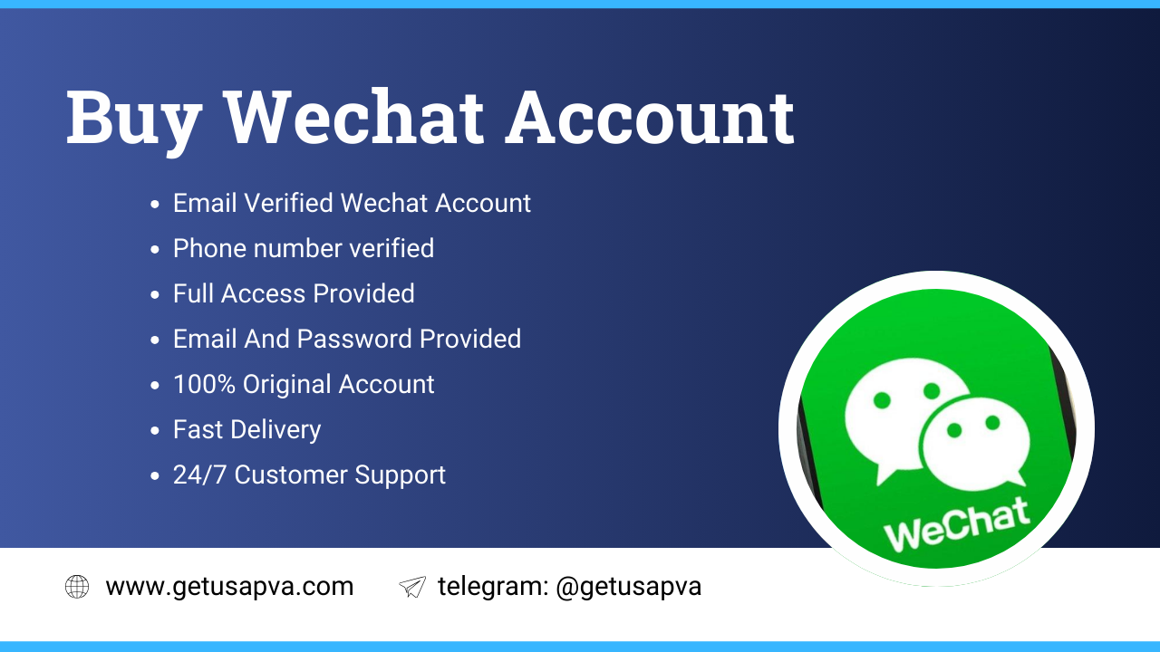 Buy Wechat Account